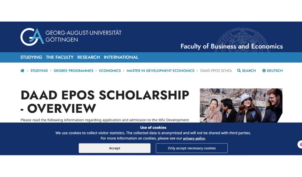 University of Gottingen DAAD Scholarship
