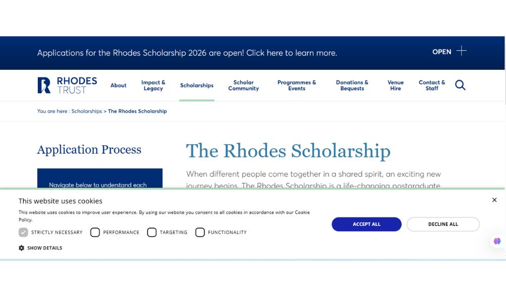 Rhodes Scholarship Program