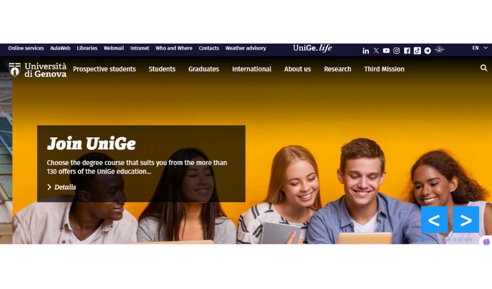 University of Genova Scholarships 2025-2026 (Study in Italy) University of Genova Scholarships