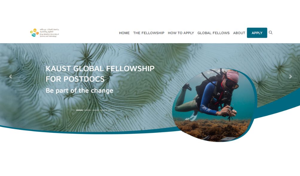 KAUST Global Fellowship Program in Saudi Arabia 2026 (Fully Funded) KAUST Global Fellowship Program