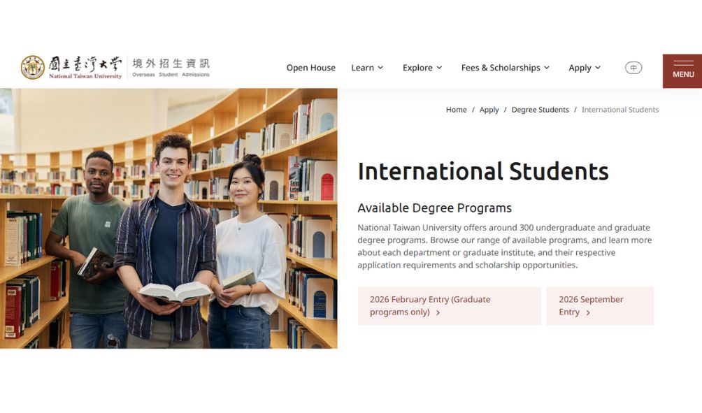 National Taiwan University Scholarship