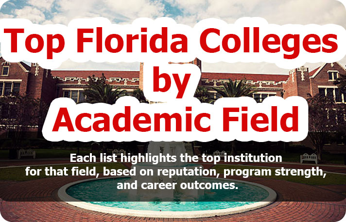 Top Florida Colleges by Academic Field