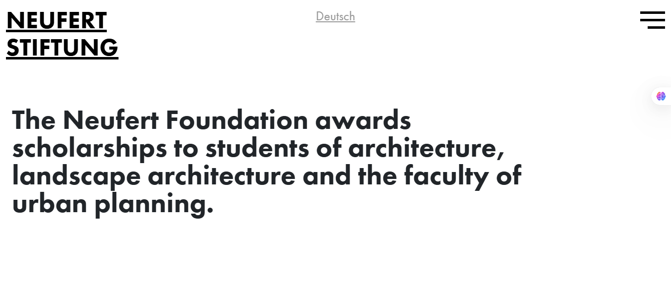 Neufert-Foundation Scholarships 2026 – Application Process Neufert-Foundation Scholarships 2026