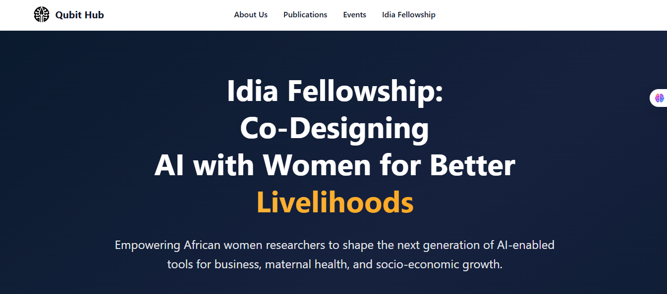 Idia Fellowship Program 2025 for African Women in Tech and AI Idia Fellowship Program 2025