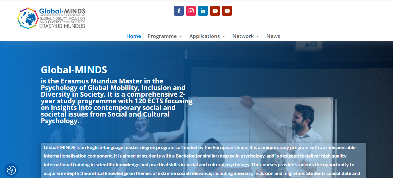 Erasmus Mundus Global MINDS Scholarship 2026 (Fully Funded) Erasmus Mundus Global MINDS Scholarship