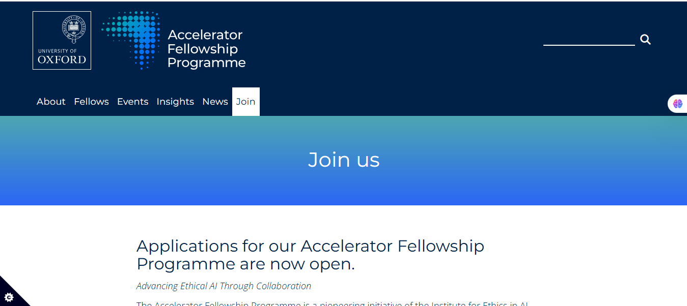 University of Oxford Institute for Ethics in AI