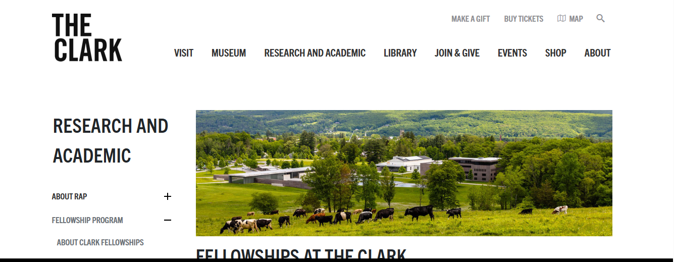 Clark Art Institute Fellowship USA 2026 (Fully Funded) Clark Art Institute Fellowship