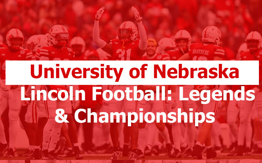 Nebraska Cornhuskers football team entering Memorial Stadium in Lincoln