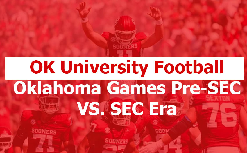 Oklahoma Sooners football team entering Gaylord Family Oklahoma Memorial Stadium