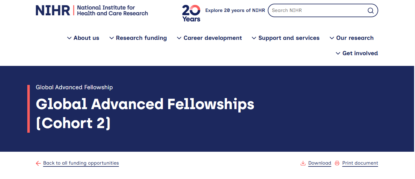 Global Advanced Fellowship