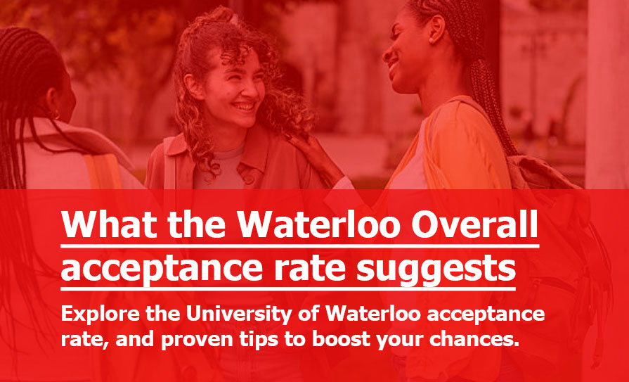 Waterloo acceptance rate suggests that more than half of applicants are admitted