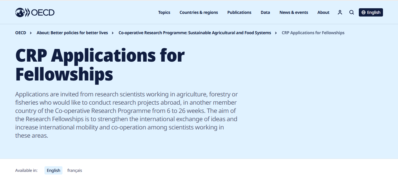 CRP Research Fellowship