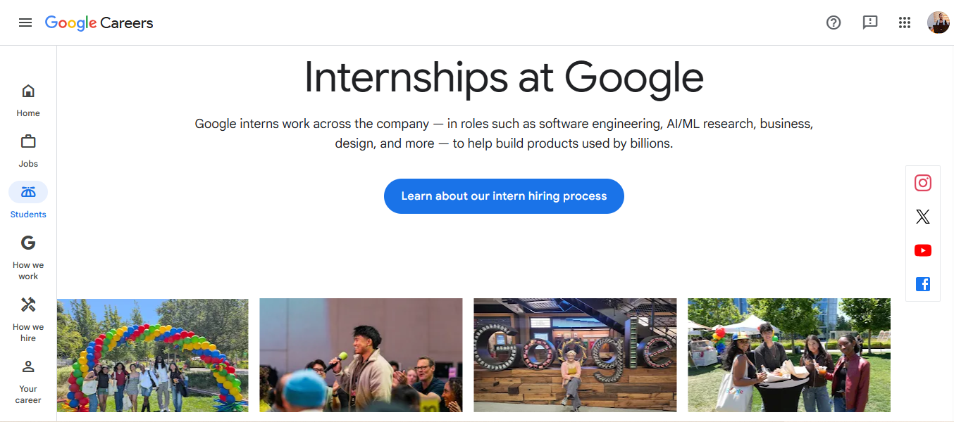 Google Internship 2026