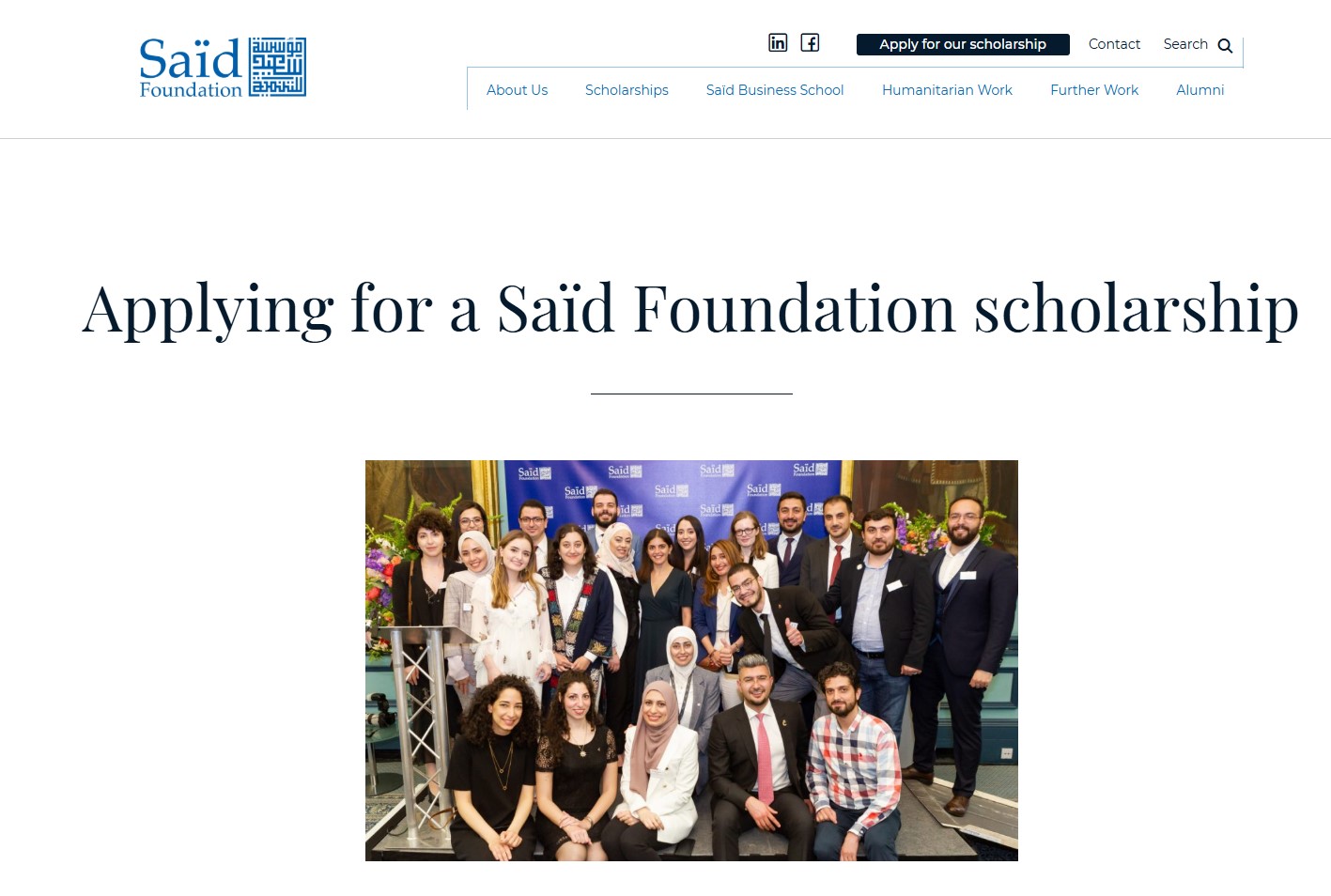 Saïd Foundation Scholarship 2027/2028 – Fully Funded Master’s Scholarship in the UK Saïd Foundation Scholarship 2027/2028