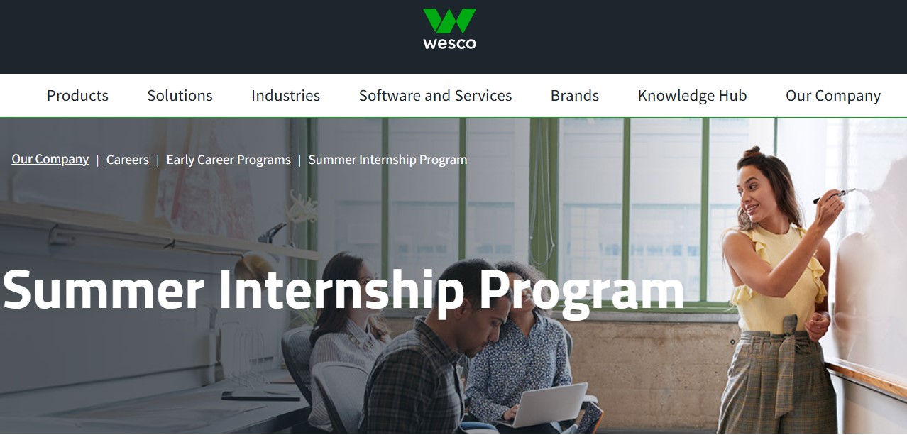 WESCO International Internship 2027: Eligibility, Pay and How to Apply WESCO International Internship 2027