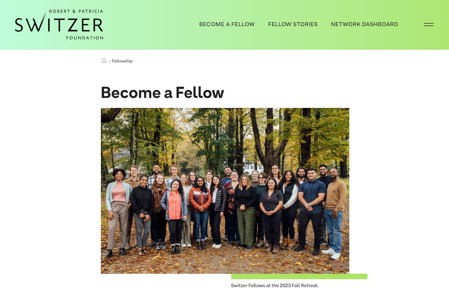 2027 Switzer Fellowship