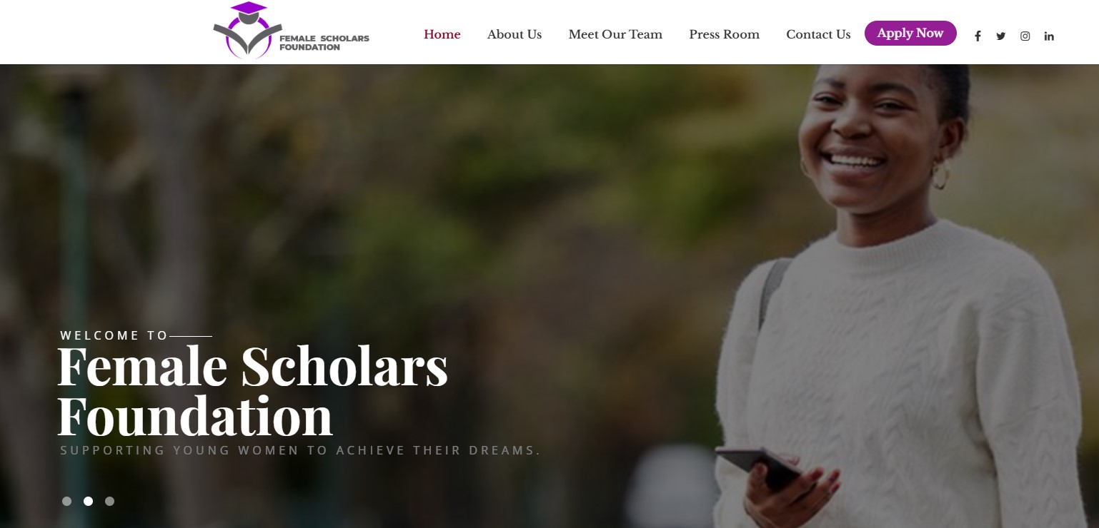 Female Scholars Foundation University Scholarship 2026 for Nigerian Female Students