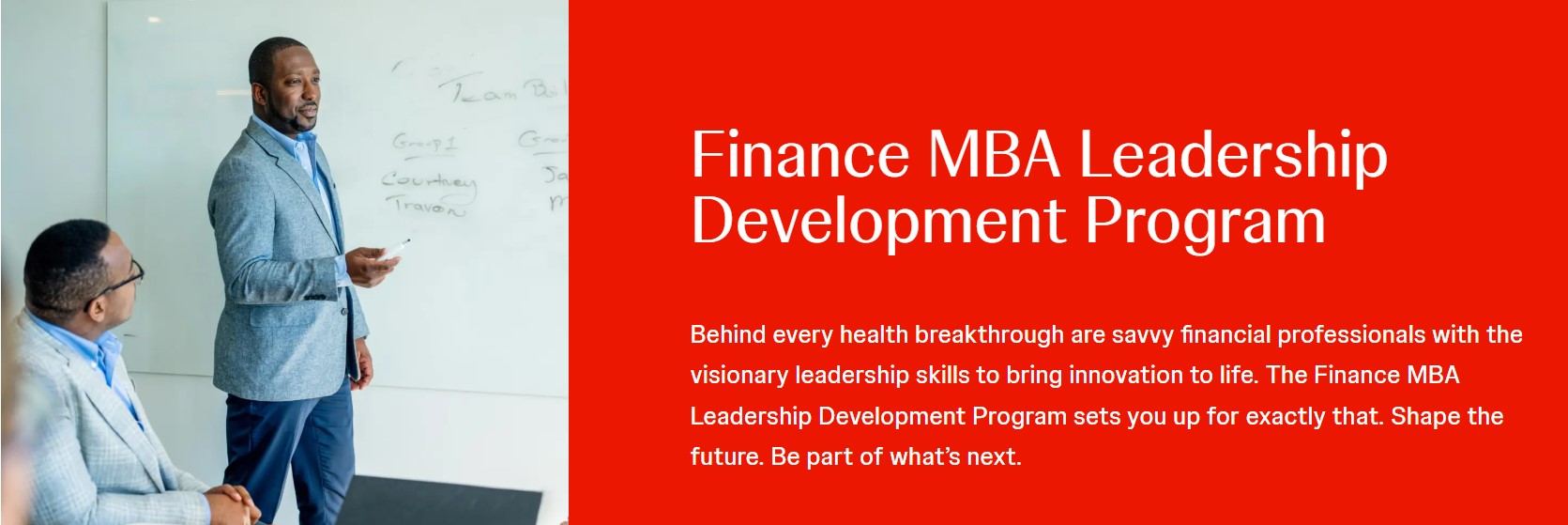 Finance MBA Leadership Development Program