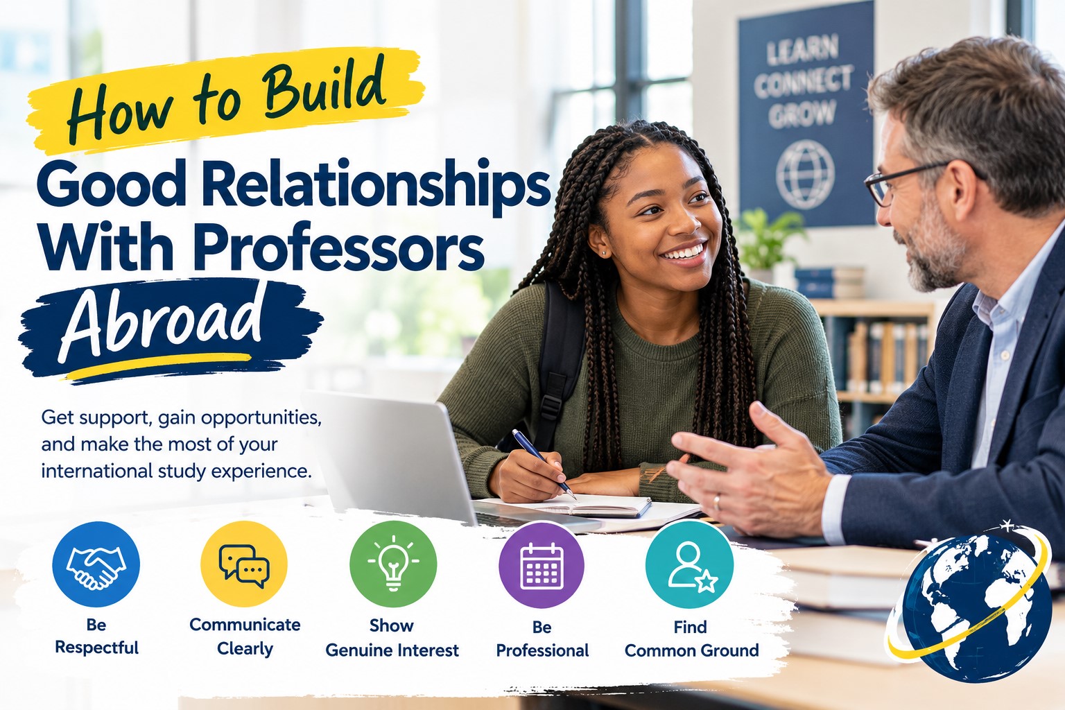 How to Build Good Relationships With Professors Abroad