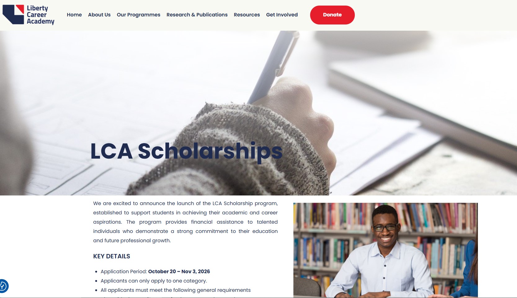 Liberty Career Academy Scholarship 2026/2027 for Nigerian Students