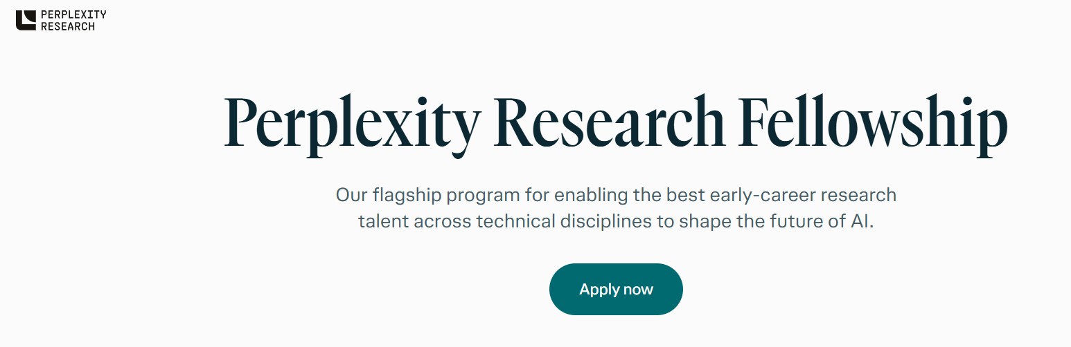 Perplexity Research Fellowship 2026