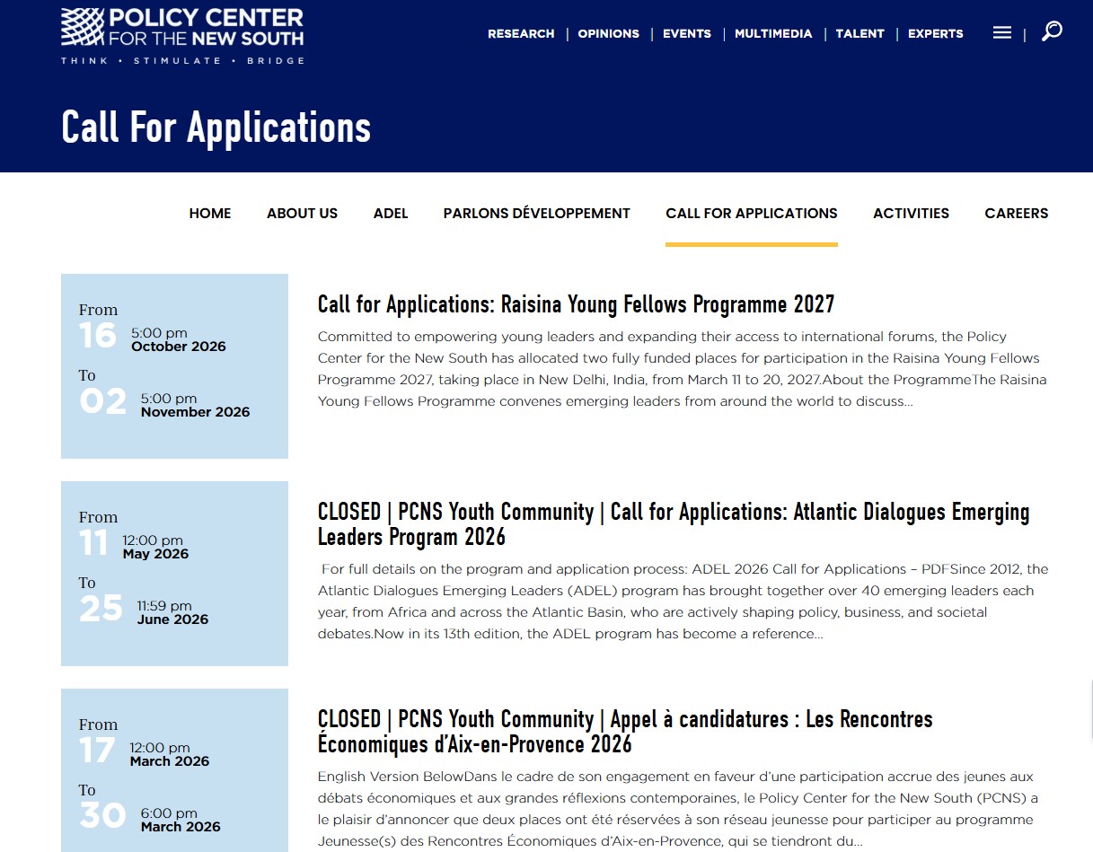 Raisina Young Fellows Programme 2027