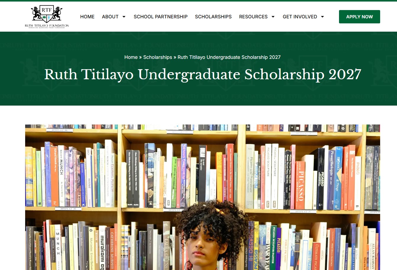 Ruth Titilayo Undergraduate Scholarship 2027 for Nigerian Students