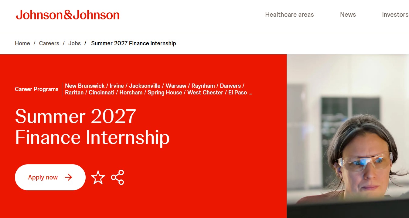 Summer 2027 Finance Internship