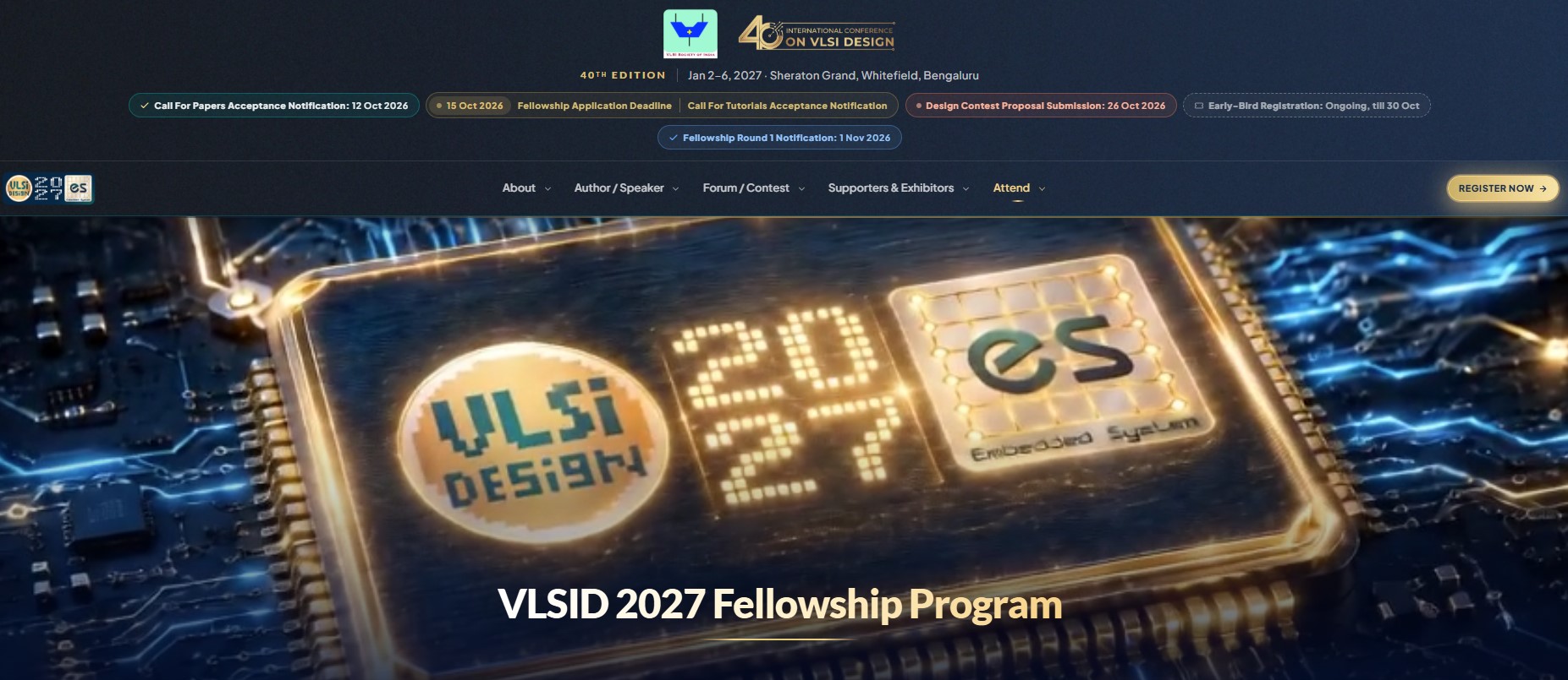 VLSID 2027 Fellowship Program