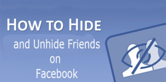 How to Hide and Unhide Friends on Facebook