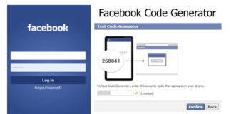 Facebook Code Generator