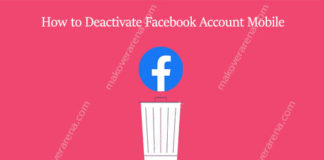 How to Deactivate Facebook Account Mobile