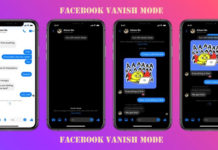 Facebook Vanish Mode