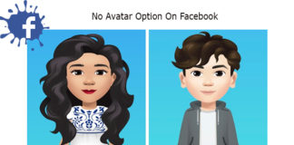 No Avatar Option On Facebook