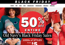 Old Navy’s Black Friday Sales