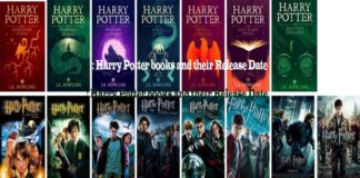 Harry Potter books and their Release Date