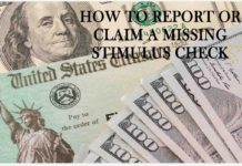 How to Report or Claim A Missing Stimulus Check