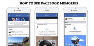 How to see Facebook memories