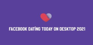 Facebook Dating Today On Desktop 2021