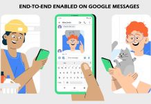 End-to-end Enabled on Google Messages