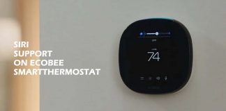 Siri Support on Ecobee SmartThermostat