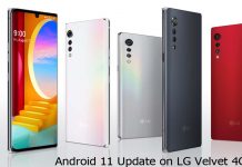 Android 11 Update on LG Velvet 4G