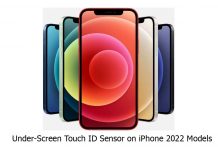 Under-Screen Touch ID Sensor on iPhone 2022 Models
