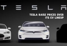 Tesla Raise Prices Over its EV Lineup