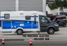 The Mercedes' electric delivery van