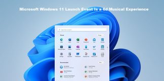 Microsoft Windows 11 Launch Event Is a 6d Musical Experience