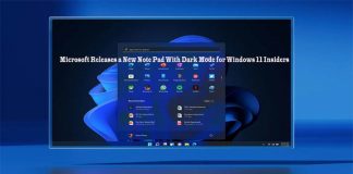 Microsoft Releases a New Note Pad With Dark Mode for Windows 11 Insiders