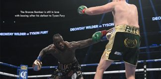 The Bronze Bomber is still in love with boxing after his defeat to Tyson Fury