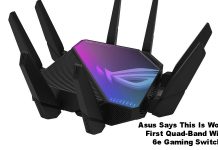 Asus Says This Is World's First Quad-Band Wi-Fi 6e Gaming Switch