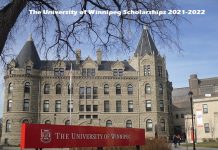 The University of Winnipeg Scholarships 2021-2022